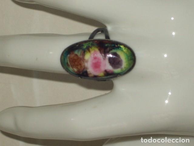 Joyeria: ANTIGUO ANILLO ESMALTADO. - Foto 5