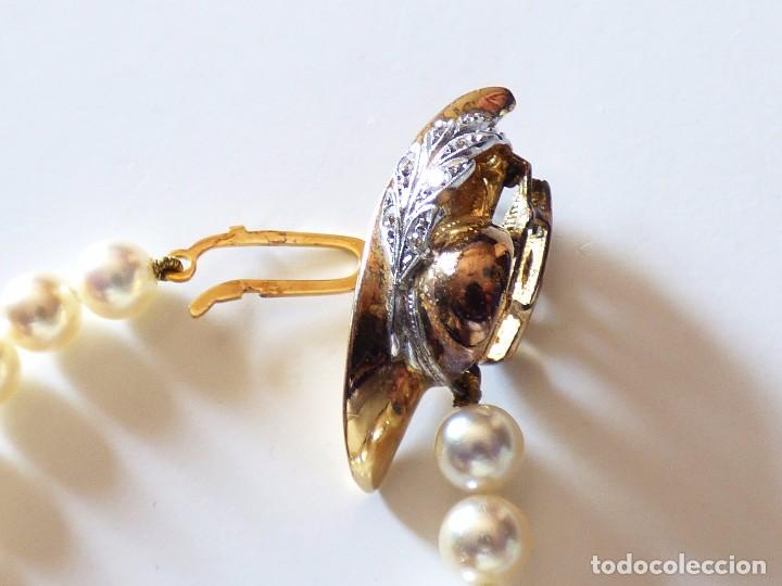 Joyeria: PULSERA DE PLATA DORADA Y PERLAS DE MANACOR. A&Ntilde;OS 90 - Foto 5
