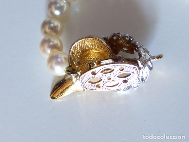 Joyeria: PULSERA DE PLATA DORADA Y PERLAS DE MANACOR. A&Ntilde;OS 90 - Foto 6