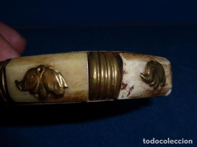 Joyeria: PULSERA DE LATON Y HUESO O MARFIL - Foto 3