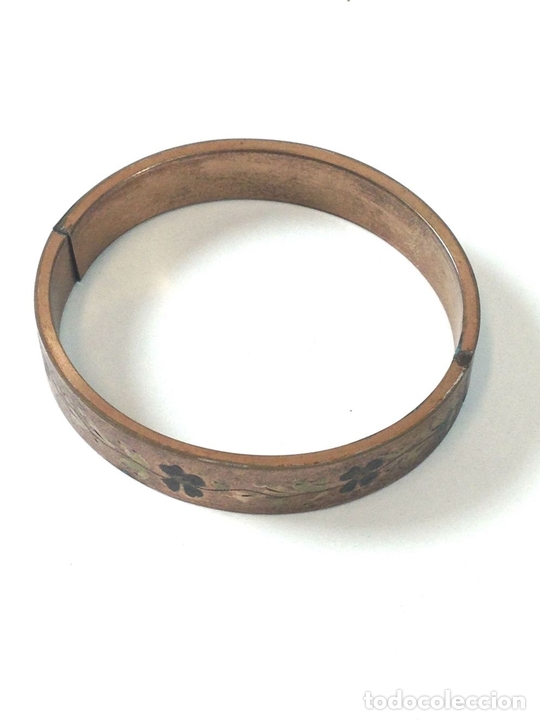 Joyeria: PULSERA ESCLAVA. COBRE. AN&Oacute;NIMO. ESPA&Ntilde;A(?). CIRCA 1950 - Foto 2
