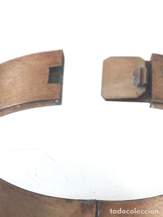 Joyeria: PULSERA ESCLAVA. COBRE. AN&Oacute;NIMO. ESPA&Ntilde;A(?). CIRCA 1950 - Foto 5