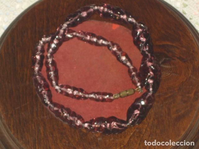 Joyeria: ANTIGUO COLLAR DE CRISTAL DE MURANO. - Foto 9