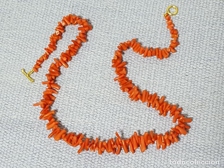 Joyeria: COLLAR O GARGANTILLA DE CORAL ANTIGUO - Foto 1