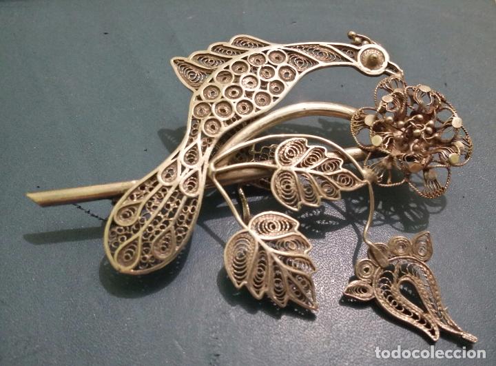 Joyeria: Broche de filigrana de plata - Foto 1