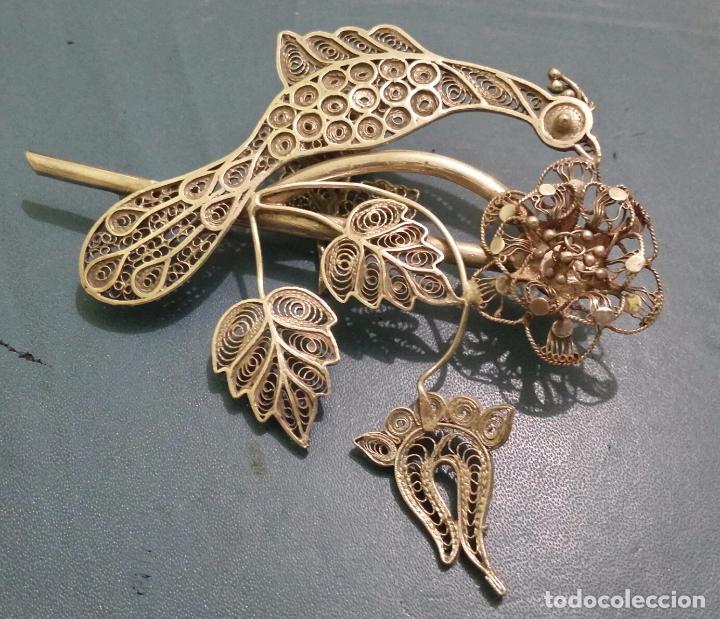 Joyeria: Broche de filigrana de plata - Foto 2