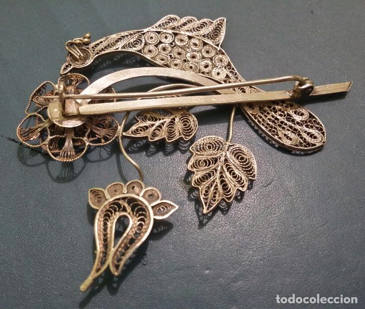 Joyeria: Broche de filigrana de plata - Foto 3