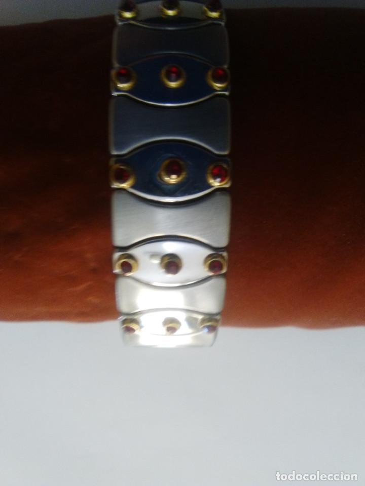Joyeria: Pulsera de acero con piedras - Foto 1