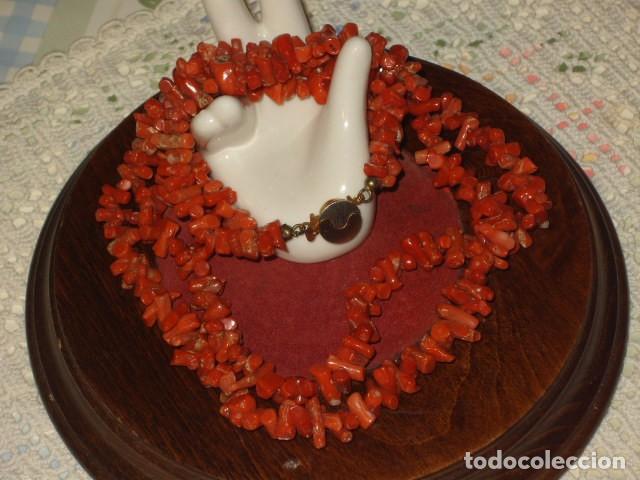 Joyeria: COLLAR DE CORAL ROJO .A&Ntilde;OS 70 - Foto 5