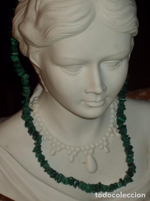 Joyeria: COLLAR DE PEPITAS DE MALAQUITA. - Foto 1
