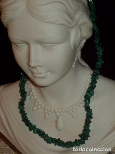 Joyeria: COLLAR DE PEPITAS DE MALAQUITA. - Foto 2