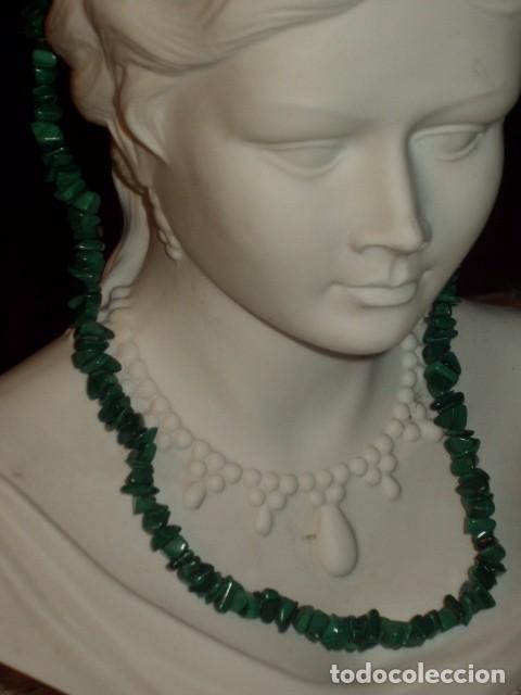 Joyeria: COLLAR DE PEPITAS DE MALAQUITA. - Foto 3
