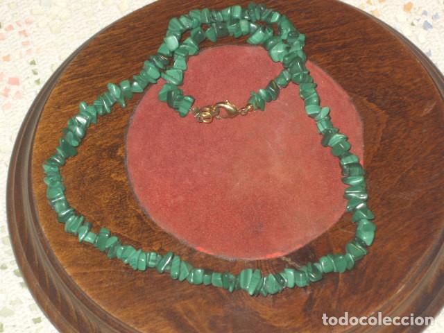 Joyeria: COLLAR DE PEPITAS DE MALAQUITA. - Foto 5
