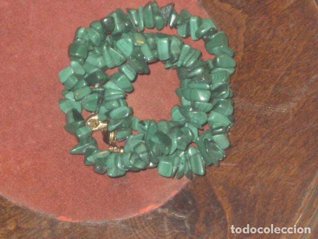 Joyeria: COLLAR DE PEPITAS DE MALAQUITA. - Foto 7