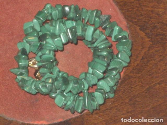 Joyeria: COLLAR DE PEPITAS DE MALAQUITA. - Foto 8
