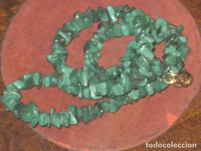 Joyeria: COLLAR DE PEPITAS DE MALAQUITA. - Foto 9