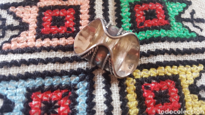 Joyeria: Anillo de plata adaptable con ornamentos geom&eacute;tricos - Foto 3