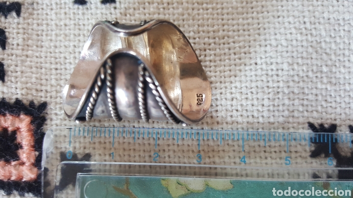 Joyeria: Anillo de plata adaptable con ornamentos geom&eacute;tricos - Foto 5