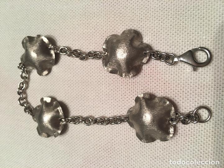 Joyeria: Pulsera de plata con perlas naturales. - Foto 2