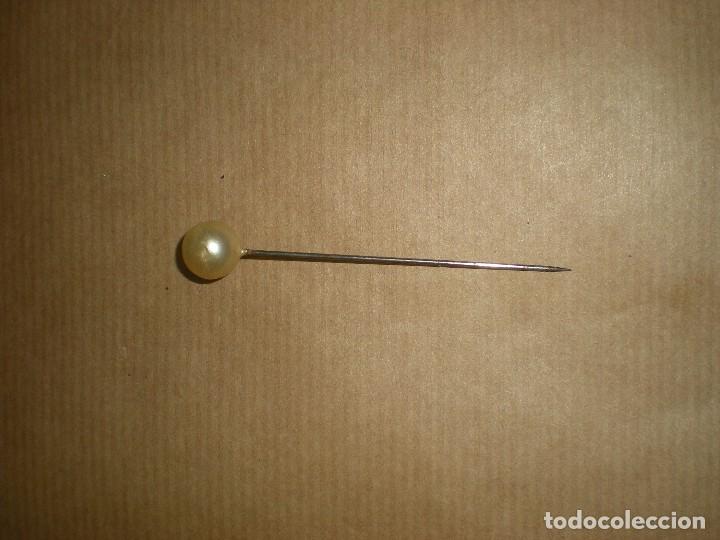 Joyeria: perla con alfiler long 5,5cm - Foto 2