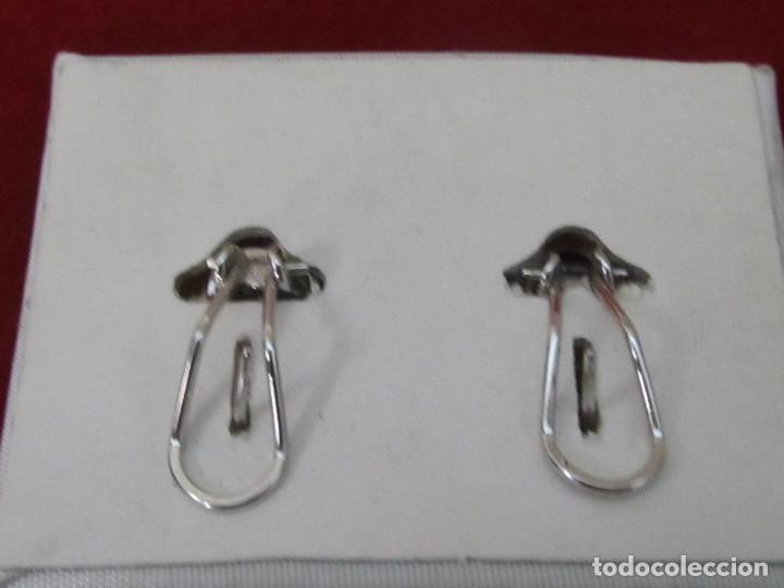 Joyeria: PENDIENTES EN RODIO CON ZIRCONITAS, CIERRE OMEGA - Foto 2