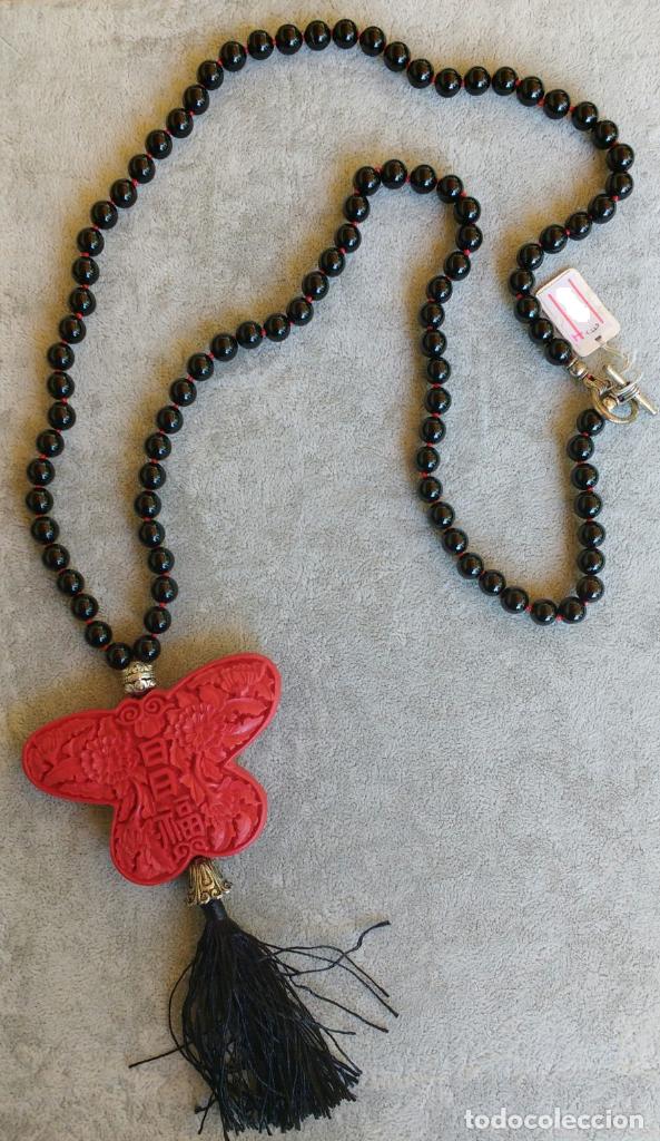 Joyeria: COLLAR &Oacute;NIX CON MARIPOSA DE RESINA. - Foto 1