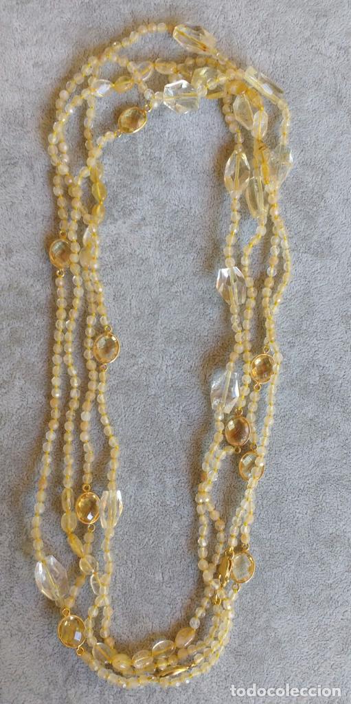 Joyeria: COLLAR LARGO DE CITRINO NATURAL. - Foto 1