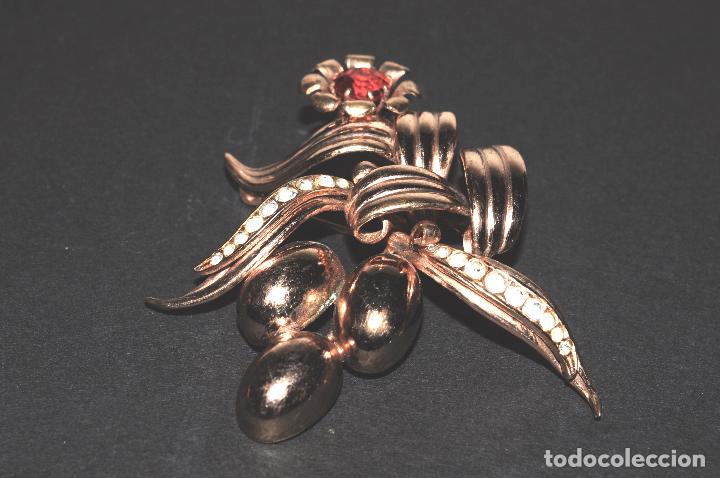 Joyeria: BROCHE DORADO CON PEDRERIA - Foto 2