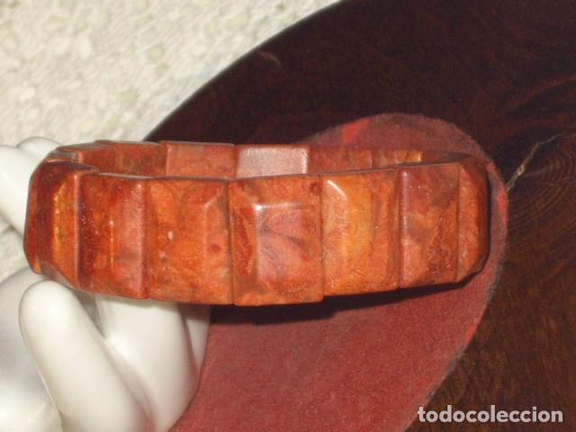 Joyeria: PULSERA DE CORAL MANZANA ELASTICA. - Foto 1