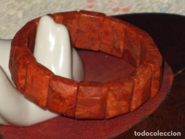 Joyeria: PULSERA DE CORAL MANZANA ELASTICA. - Foto 8