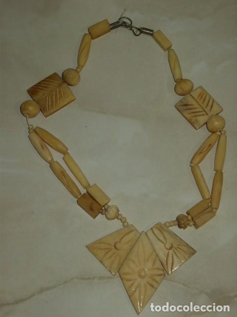 Joyeria: COLLAR DE HUESO,A&Ntilde;OS 70. - Foto 5