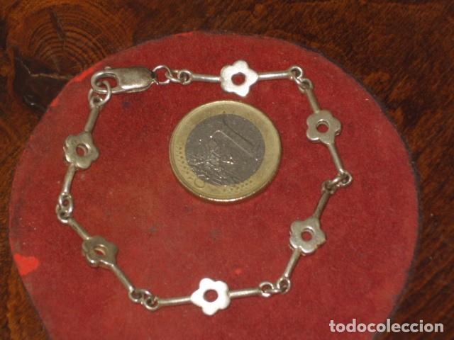 Joyeria: PULSERA DE PLATA DE ESLABON MACIZO.VINTAGE. - Foto 2