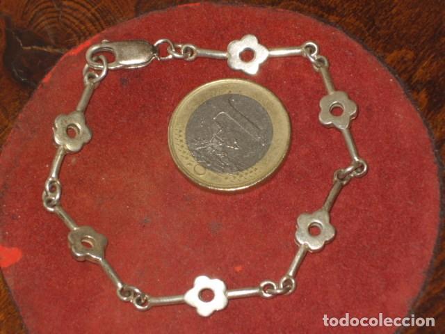 Joyeria: PULSERA DE PLATA DE ESLABON MACIZO.VINTAGE. - Foto 4