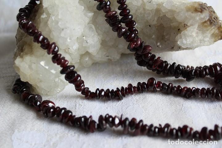 Joyeria: LARGO COLLAR DE GRANATES NATURALES 75 CM - Foto 2