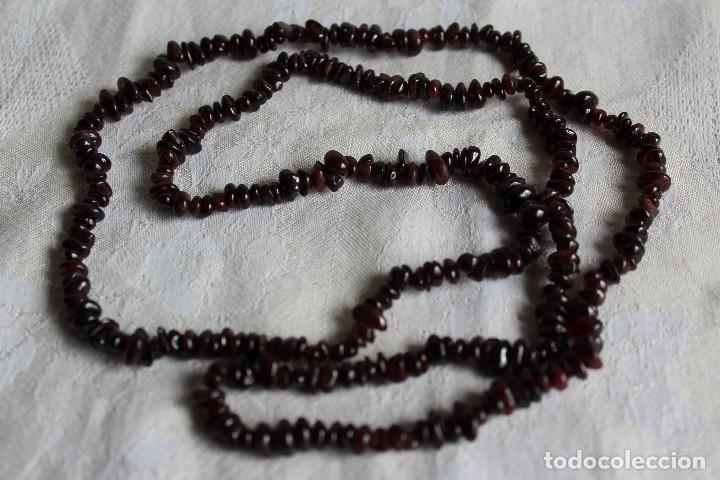 Joyeria: LARGO COLLAR DE GRANATES NATURALES 75 CM - Foto 4