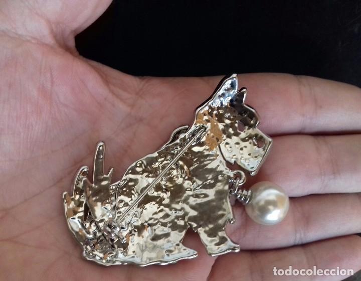Joyeria: Gran broche de perritos con perla - Foto 3