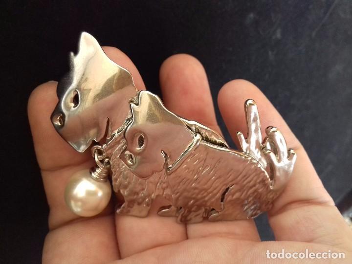 Joyeria: Gran broche de perritos con perla - Foto 4
