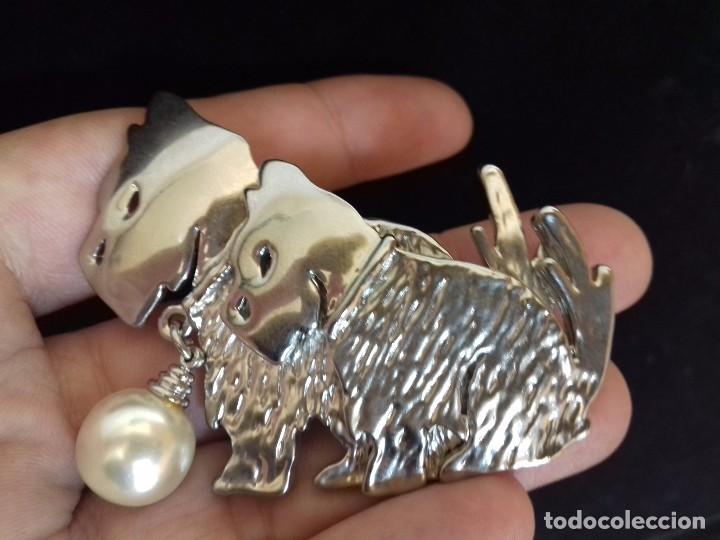 Joyeria: Gran broche de perritos con perla - Foto 5