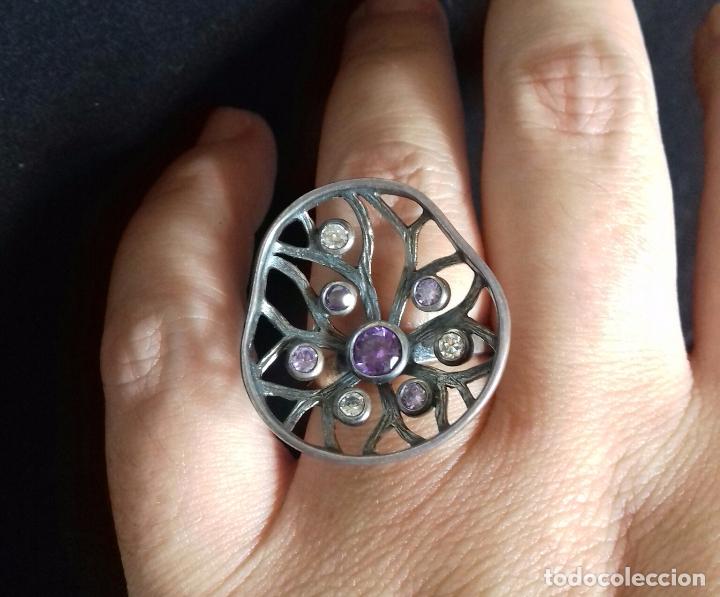 Joyeria: Original anillo de Plata y Circonitas - Foto 2