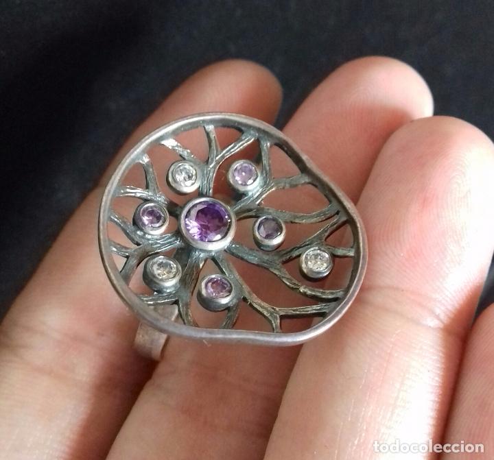 Joyeria: Original anillo de Plata y Circonitas - Foto 3