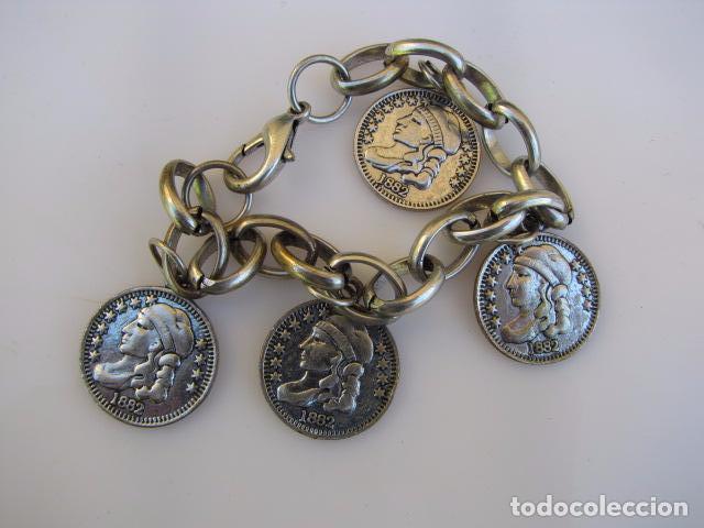 Joyeria: Pulsera de monedas 1882 - Foto 1