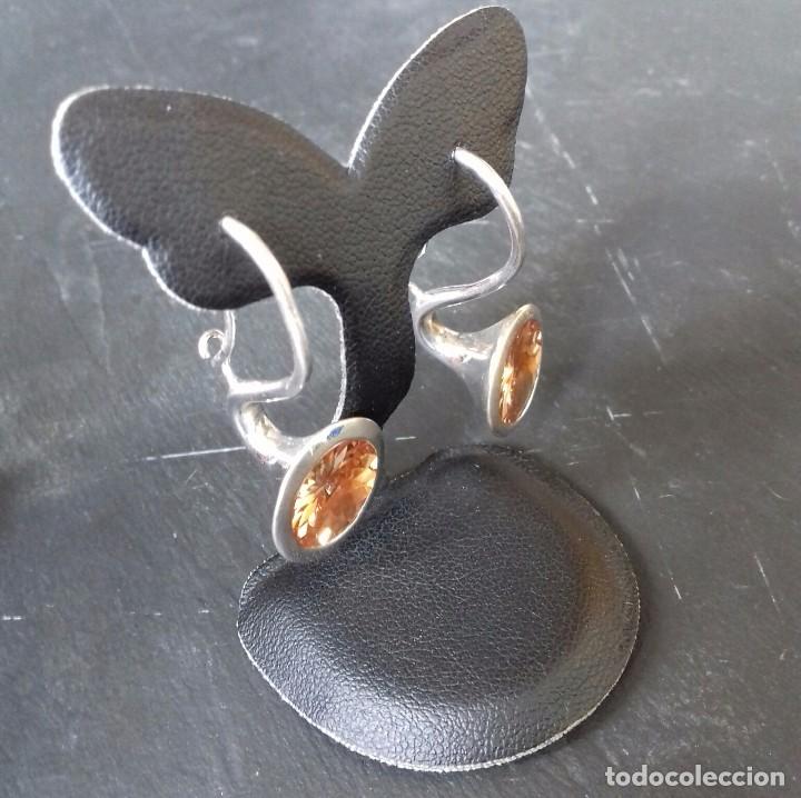 Joyeria: Pendientes de Plata de Ley y Circonitas Deluxe - Foto 4