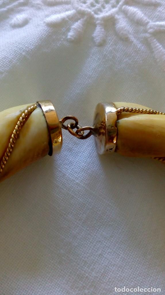 Joyeria: Pulsera de oro y marfil antigua - Foto 5