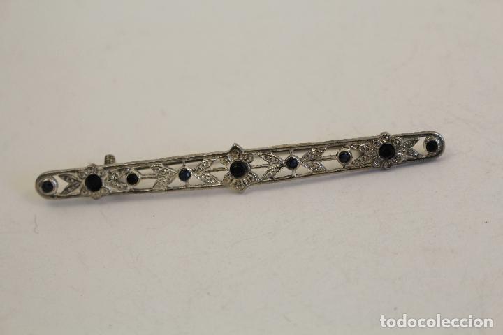 Joyeria: broche en plata de ley con azabaches - Foto 4