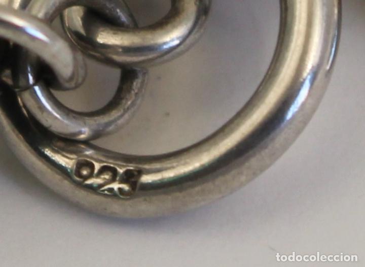 Joyeria: collar cord&oacute;n cuero y perlas en plata de ley - Foto 9