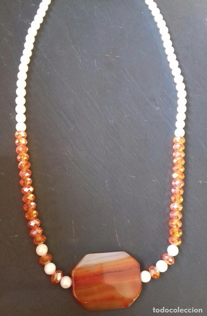 Joyeria: Collar con Perlas, &Aacute;gata y Cristal - Foto 2