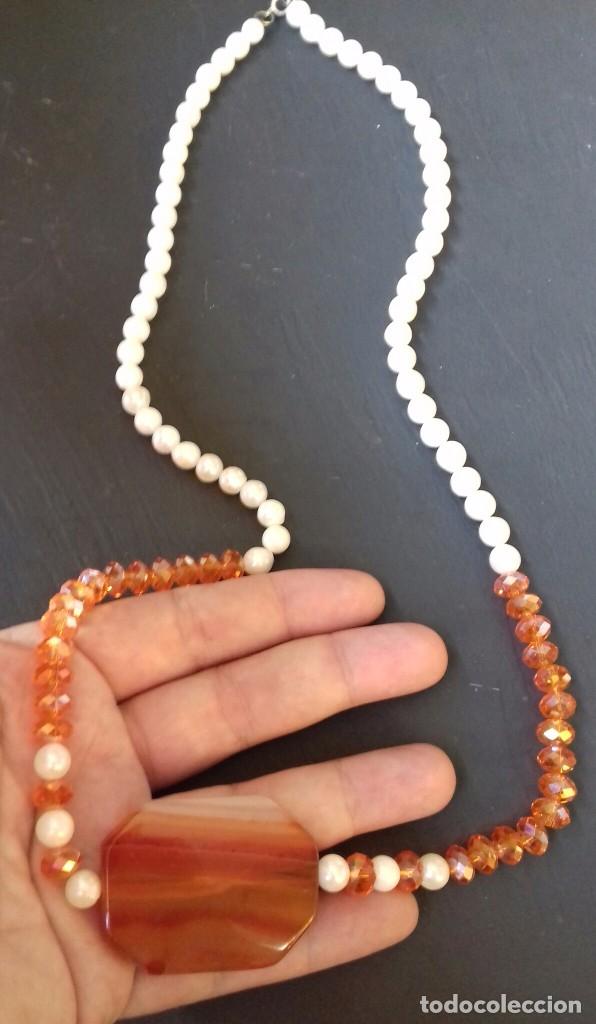 Joyeria: Collar con Perlas, &Aacute;gata y Cristal - Foto 4