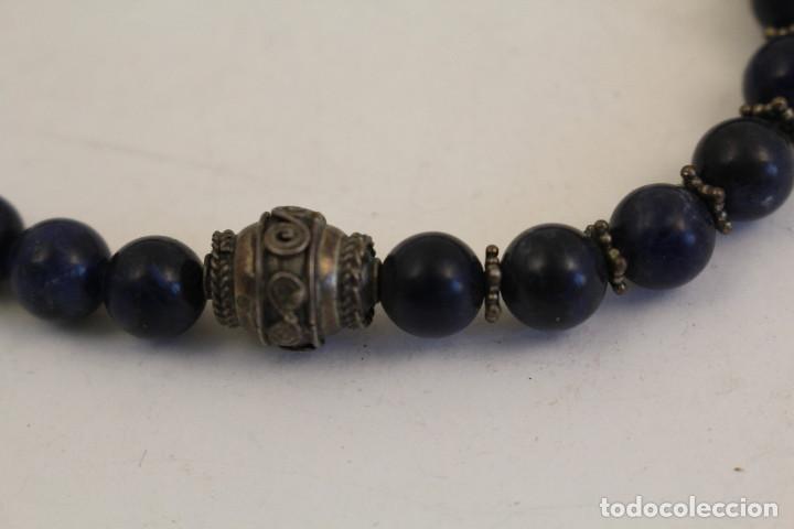 Joyeria: collar buda con piedras de lapisl&aacute;zuli - Foto 1