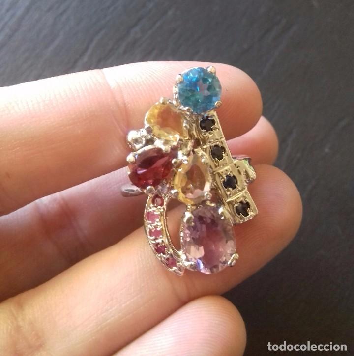 Joyeria: Anillo Cocktail de piedras preciosas - Foto 3