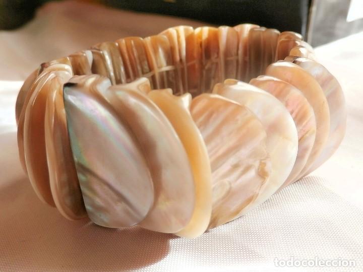 Joyeria: PULSERA DE NACAR EN PLACAS ENSAMBLADAS - Foto 2